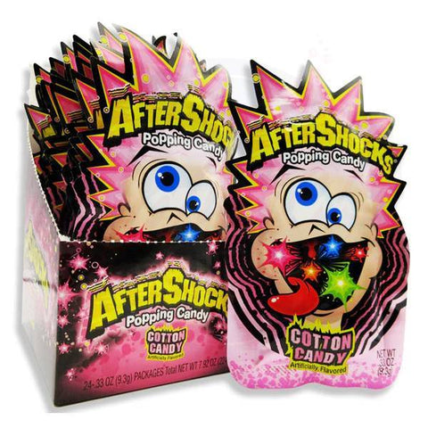 Aftershocks Popping Cotton Candy 0.33oz/9.3g - Pack of 24
