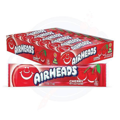 Airheads Cherry Bar 0.55oz/15.6g - Pack of 36