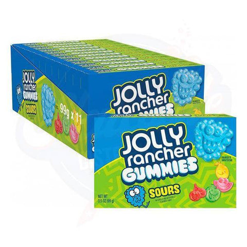 Jolly Rancher Gummies Sours Theatre Box 3.5oz/99g - Pack of 11 
