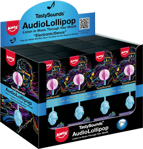 Amos TastySounds Blueberry 12g - Pack of 12