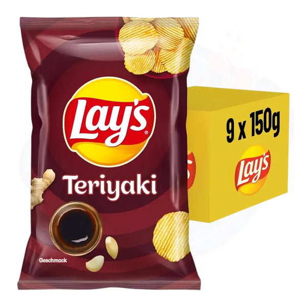Lays Teriyaki 150g - Pack of 9