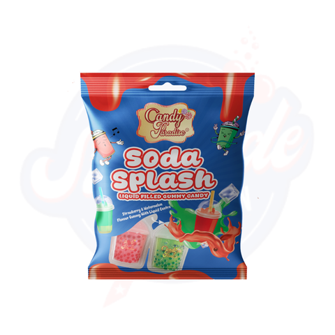 Candy Paradise Soda Splash Gummy 72g - Pack of 12
