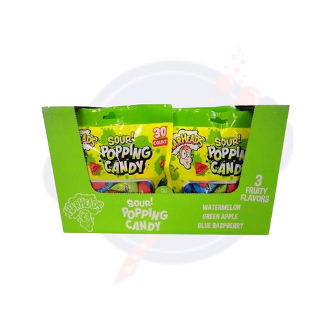 Warheads Popping Candy, 3.17oz/90g - Pack of 16