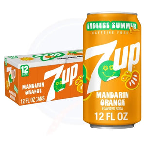 7up Mandarin Orange 12fl oz/355ml - Pack of 12