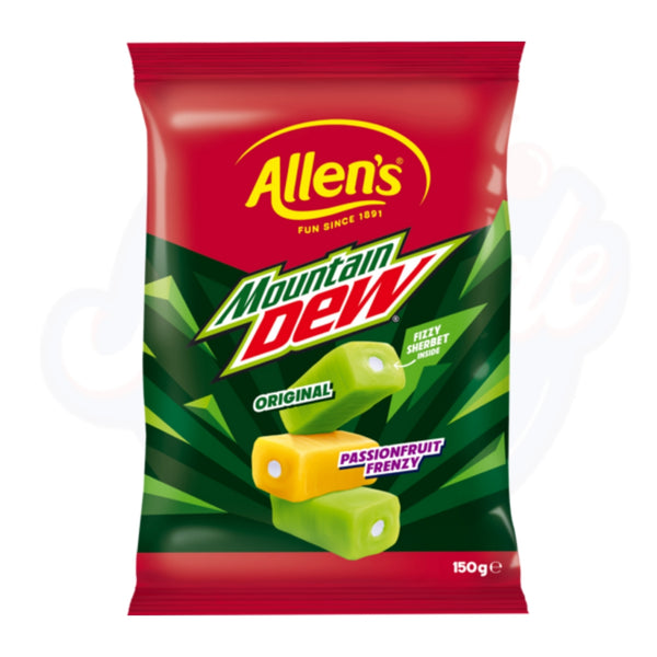 Allen's Mountain Dew Chews 150g - Pack of 12