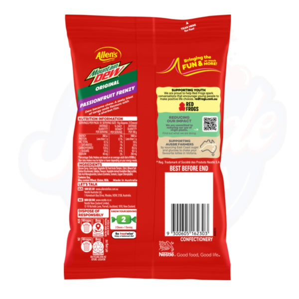 Allen's Mountain Dew Chews 150g - Pack of 12