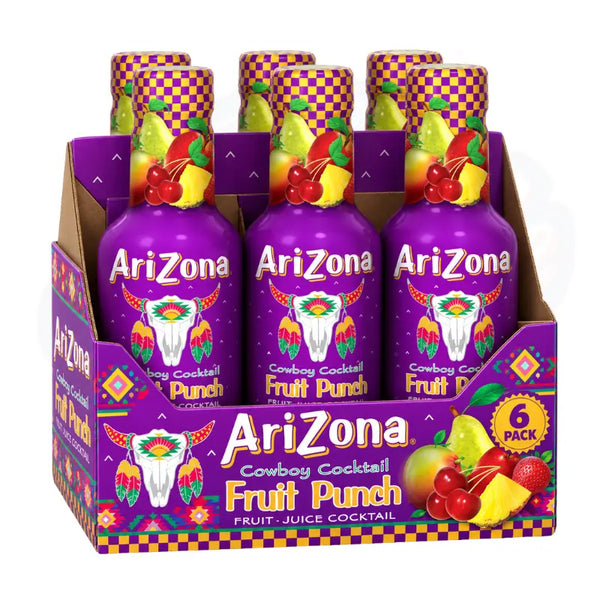 AriZona Fruit Punch 500ml (Bottle) - Pack of 6