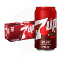 7up Cherry 12fl oz/355ml - Pack of 12 - Stateside Distribution