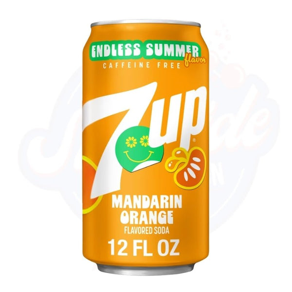 7up Mandarin Orange 12fl oz/355ml - Pack of 12 - Stateside Distribution