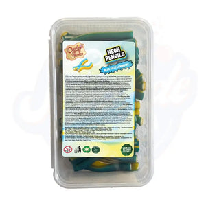 Candy Paradise Neon Pencils Blue Razz Lemonade 1kg Tub - Pack of 12