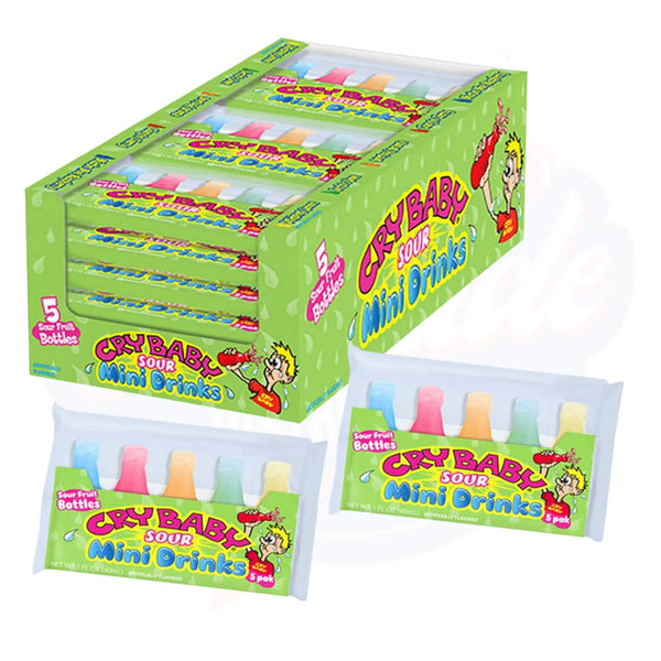 Cry Baby Wax Bottles 4 Pack 1.39oz/39g - Pack of 18