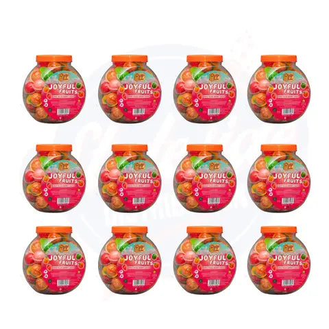 Candy Paradise Joyful Fruits Liquid Filled Gummy 10g - Jar of 50 x 12