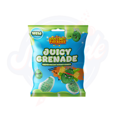 Candy Paradise Sour Juicy Grenade Gummy 72g - Pack of 12
