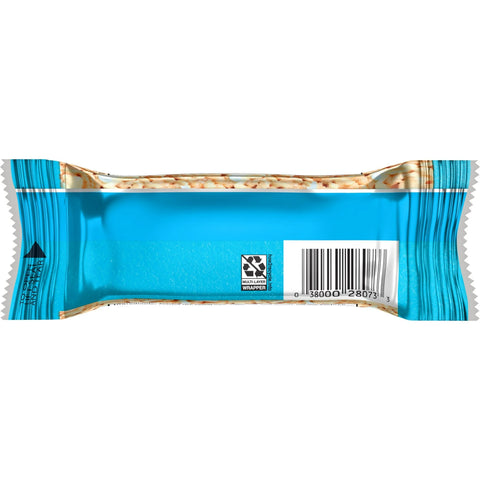 Back of Rice Krispies Treats Homestyle wrapper showing barcode, brand information