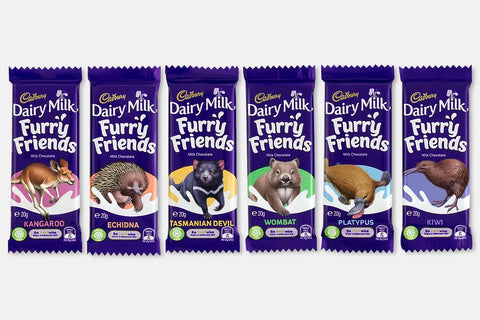 Cadbury Dairy Milk Furry Friends 0.7oz/20g - Pack of 72
