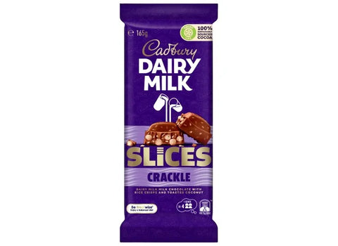 Cadbury Slices Crackle 5.8oz/165g - Pack of 14
