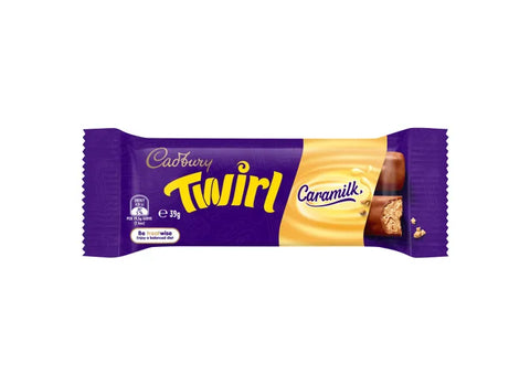 Cadbury Twirl Caramilk 1.4oz/39g - Pack of 42
