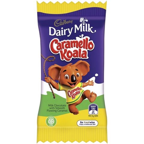 Cadbury Dairy Milk Caramello Koala 0.5oz/15g - Pack of 72
