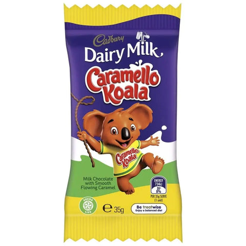 Cadbury Dairy Milk Caramello Giant Koala 1.2oz/35g - Pack of 36
