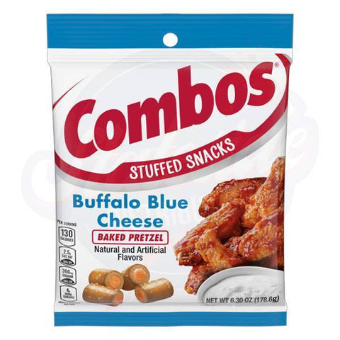 Combos Buffalo Blue Cheese Baked Pretzel 6.3oz/178g - Pack of 12
