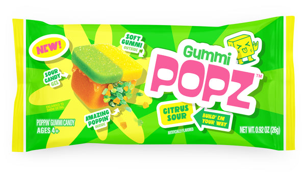 Gummi Popz Sweet/Sour Sidekick FSDU 26g - Pack of 100