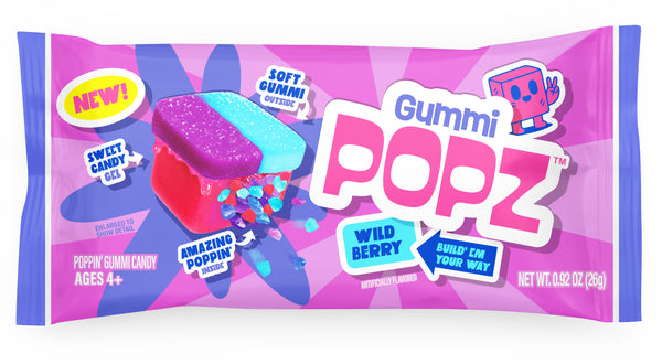 Gummi Popz Sweet Wild Berry 26g (3pc) - Pack of 16