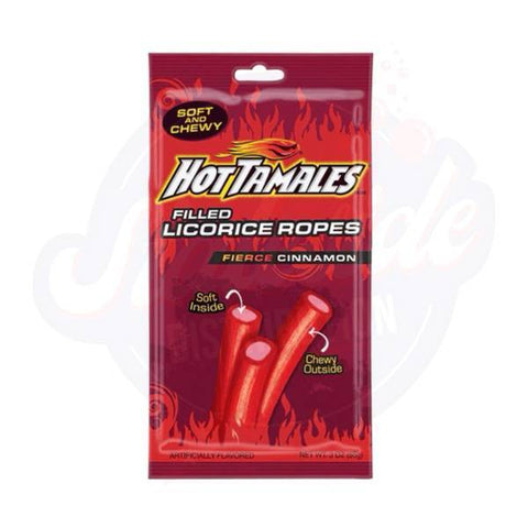 Hot Tamales Fierce Cinnamon Licorice Ropes 3oz/85g