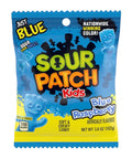 Sour Patch Kids Blue Raspberry Peg Bag 3.6oz/102g - Pack of 12
