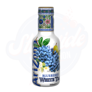 AriZona White Tea Blueberry 500ml (Bottle) - Pack of 6