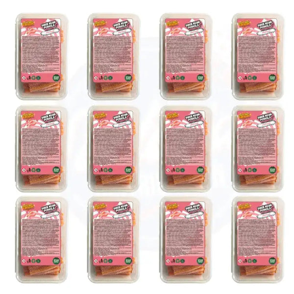 Sour Candy Paradise Neon Pencils Juicy Peach 1kg Tub - Pack of 12