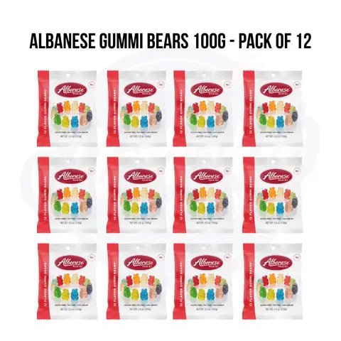 Albanese Gummi Bears 100g - Pack of 12 - Stateside Distribution