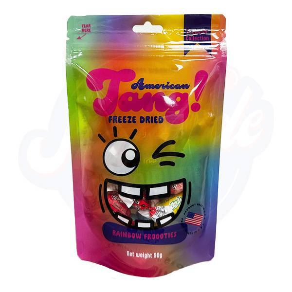 American Tang Freeze Dried Rainbow Froooties 3.1oz/90g - Pack of 10 - Stateside Distribution