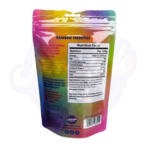 American Tang Freeze Dried Rainbow Froooties 3.1oz/90g - Pack of 10 - Stateside Distribution