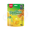 Amos Peelerz Gummy Pineapple Peg Bag 65g - Pack of 12 - Stateside Distribution
