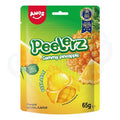 Amos Peelerz Gummy Pineapple Peg Bag 65g - Pack of 12 - Stateside Distribution