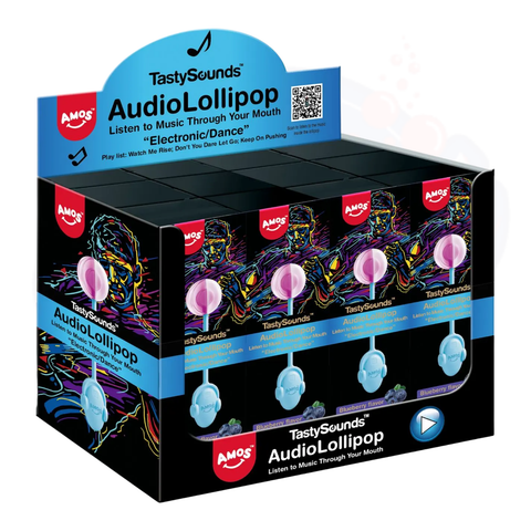 Amos TastySounds Blueberry 12g - Pack of 12 - Stateside Distribution