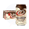 A&W Ice Cream Sundae 12fl oz/355ml - Pack of 12 - Stateside Distribution