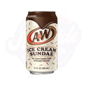 A&W Ice Cream Sundae 12fl oz/355ml - Pack of 12 - Stateside Distribution