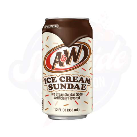 A&W Ice Cream Sundae 12fl oz/355ml - Pack of 12 - Stateside Distribution