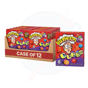 Warheads Chewy Cubes Theatre Box 4oz/113g - Pack of 12