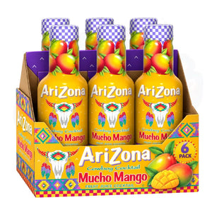 AriZona Mucho Mango 500ml (Bottle) - Pack of 6
