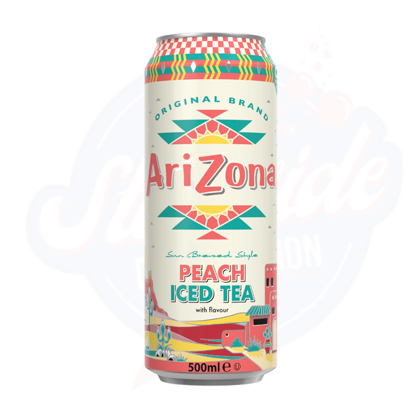 AriZona Iced Tea Peach 500ml (Can) - Pack of 12