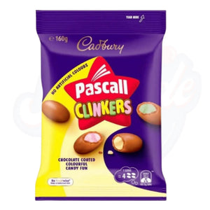 Cadbury Pascall Clinkers 160g - Pack of 18 - Stateside Distribution