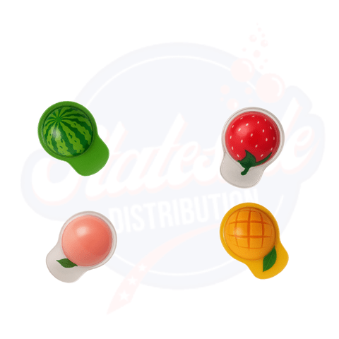 Candy Paradise Joyful Fruits Liquid Filled Gummy 10g - Jar of 50 - Stateside Distribution