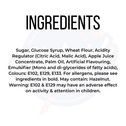 Candy Paradise Sour Belts Pink Lemonade 100g - Pack of 12 - Stateside Distribution