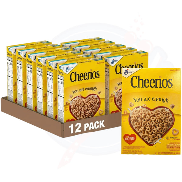Cheerios Cereal 8.9oz/252g - Pack of 12 - Stateside Distribution