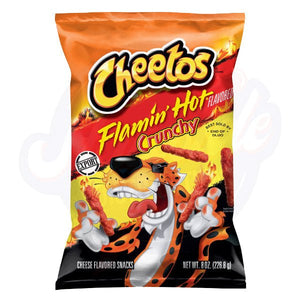 Cheetos Crunchy Flamin’ Hot 8oz/227g - Pack of 10 - Stateside Distribution