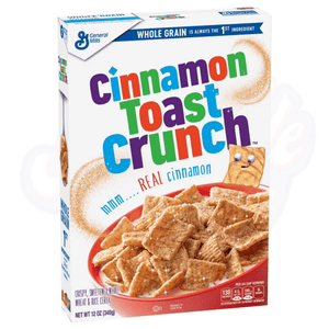 Cinnamon Toast Crunch Cereal 12oz/340g - Pack of 12 - Stateside Distribution