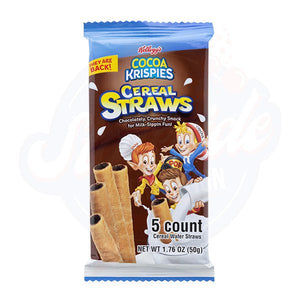 Cocoa Krispies Cereal Straws 1.76oz/49.8g - Pack of 13 - Stateside Distribution