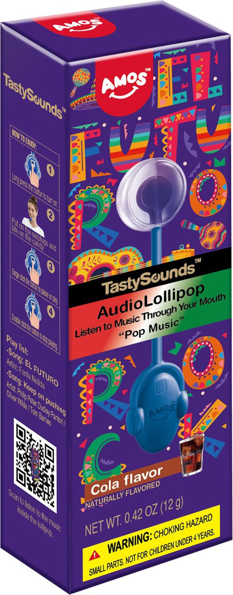 Amos TastySounds Cola 12g - Pack of 12